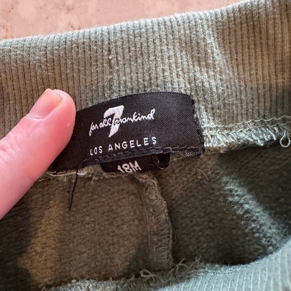 18M - Seven for all man kind - Kids Green Jogger Pants - Picture 4 of 9